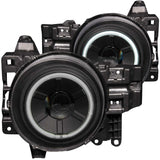 ANZO 2007-2013 Toyota Fj Cruiser Projector Headlights w/ Halo Black ANZO Headlights  AXOPROS