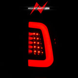 ANZO 2008-2016 Ford  F-250  LED Tail w/ Lights Bar Black Housing Smoke Lens ANZO Headlights  AXOPROS