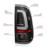 ANZO 2008-2016 Ford F-250 LED Taillights Black Housing Clear Lens (Pair) ANZO Tail Lights  AXOPROS