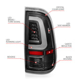 ANZO 2008-2016 Ford F-250 LED Taillights Black Housing Clear Lens (Pair) ANZO Tail Lights  AXOPROS
