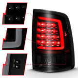 ANZO 2009-2018 Dodge Ram 1500 LED Taillight Plank Style Black w/Smoke Lens ANZO Tail Lights  AXOPROS