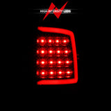 ANZO 2009-2018 Dodge Ram 1500 LED Taillight Plank Style Black w/Smoke Lens ANZO Tail Lights  AXOPROS
