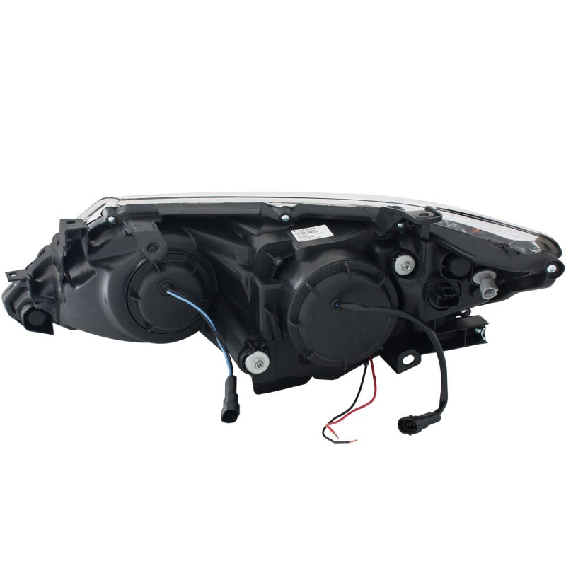 ANZO 2012-2013 Toyota Camry Projector Headlights w/ Halo Black ANZO Headlights  AXOPROS