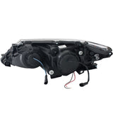 ANZO 2012-2013 Toyota Camry Projector Headlights w/ Halo Black ANZO Headlights  AXOPROS