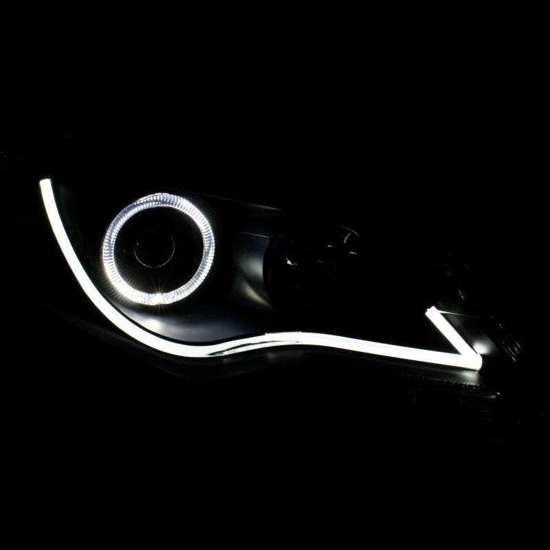 ANZO 2012-2013 Toyota Camry Projector Headlights w/ Halo Black ANZO Headlights  AXOPROS