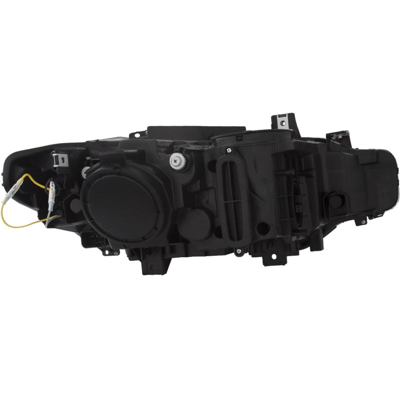 ANZO 2012-2015 BMW 3 Series Projector Headlights w/ U-Bar Black ANZO Headlights  AXOPROS