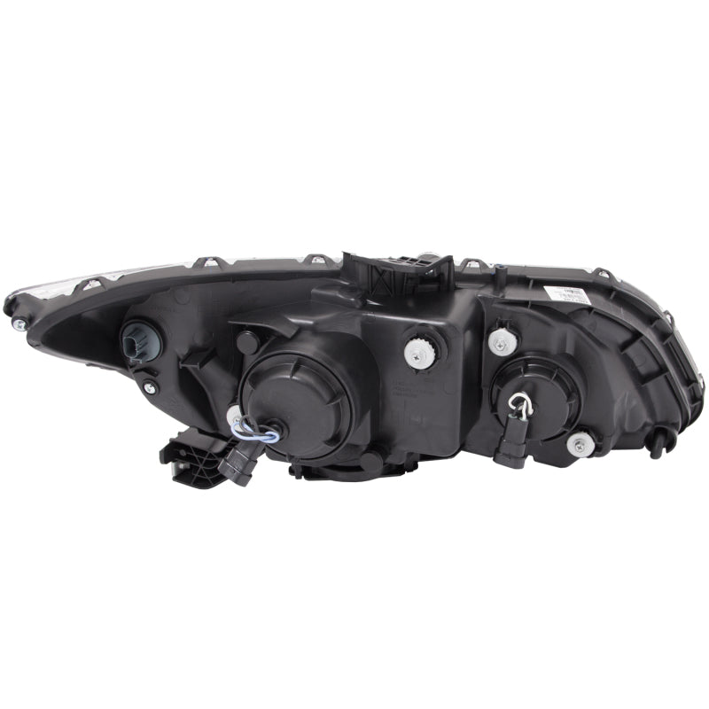 ANZO 2012-2015 Honda Civic Projector Headlights w/ U-Bar Black ANZO Headlights  AXOPROS
