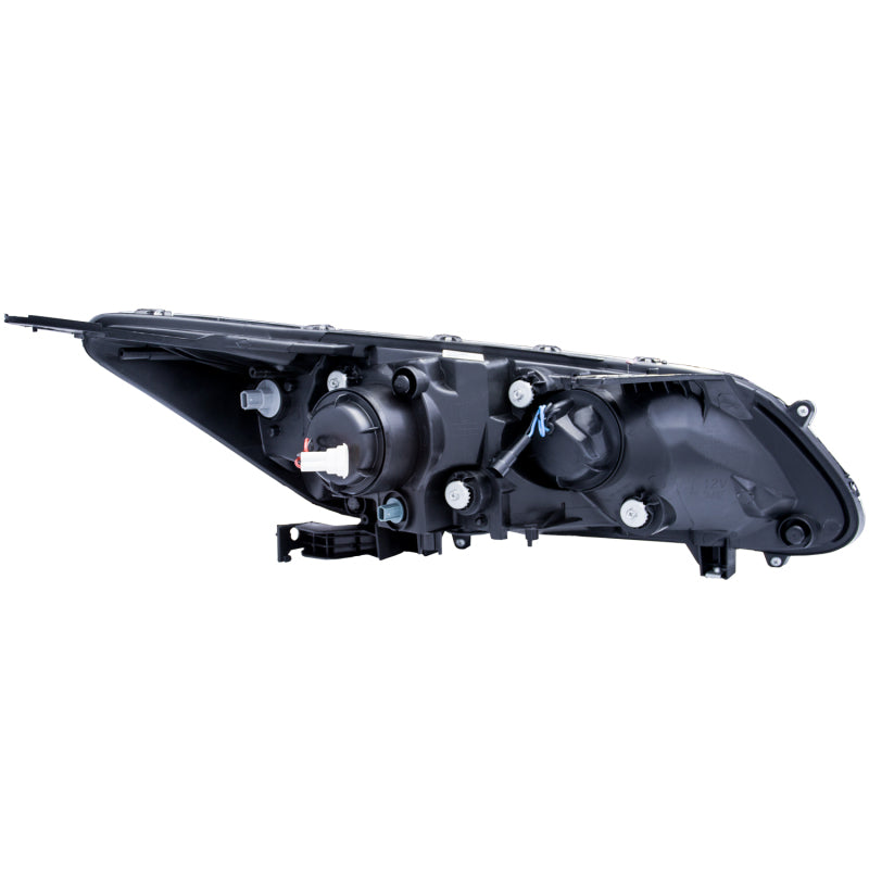 ANZO 2013-2015 Honda Accord Projector Headlights w/ U-Bar Black ANZO Headlights  AXOPROS