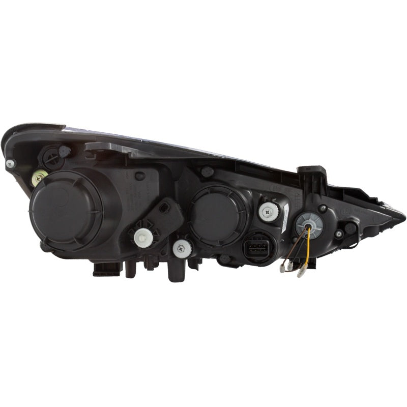 ANZO 2013-2015 Hyundai Genesis Projector Headlights w/ Plank Style Design Black (HID Compatible) ANZO Headlights  AXOPROS