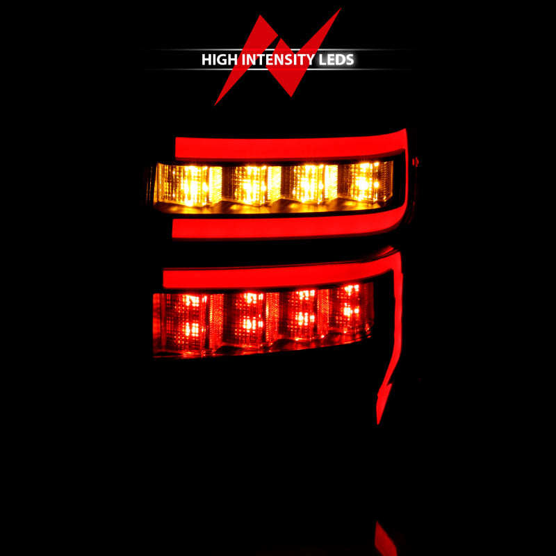 ANZO 2014-2020 Toyota 4Runner T.L Black Housing Smoke Lens Red Light Bar W/Sequential ANZO Tail Lights  AXOPROS