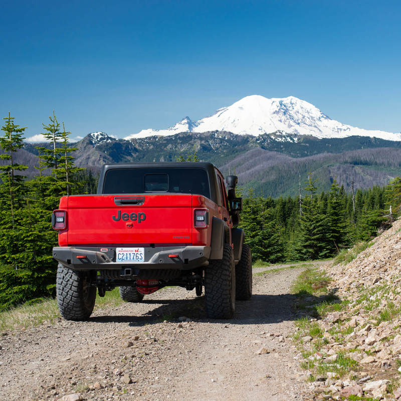ARB 20-21 Jeep Gladiator JT Rear Bumper No Tire Carrier ARB Bumpers - Steel  AXOPROS