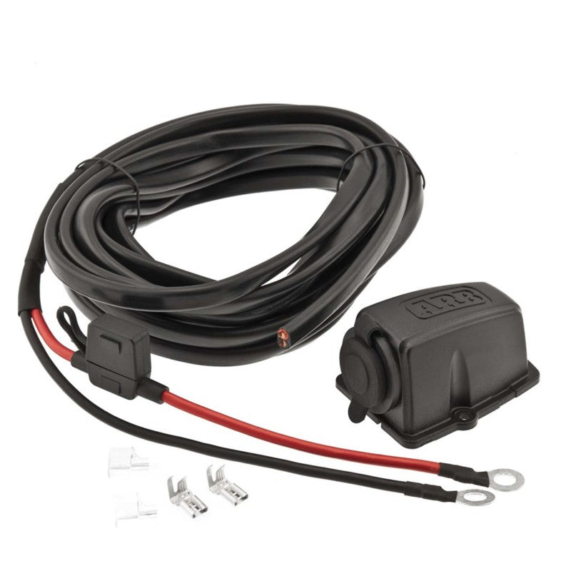 ARB Fridge Wiring Kit 6M W/Threaded Socket ARB Fridges  AXOPROS