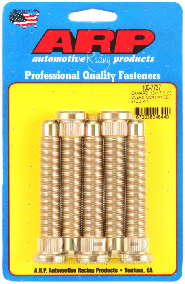 ARP 10-17 Chevrolet Camaro M14 1in Over Stock Length Wheel Stud Kit ARP Wheel Studs  AXOPROS