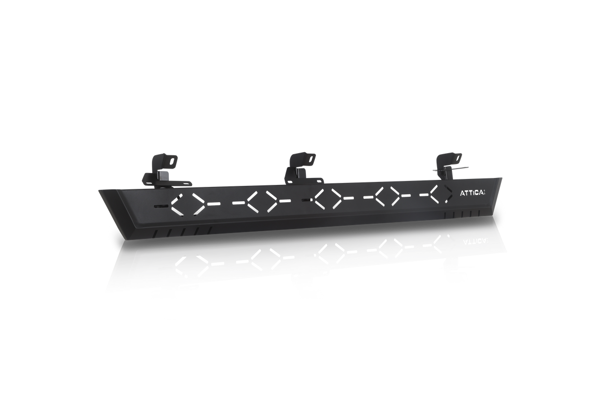 Attica Side Step W/Step Lights - Body Mounted Attica 4x4 Step Nerf Bar  AXOPROS