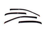 AVS 01-05 Honda Civic Ventvisor In-Channel Front & Rear Window Deflectors 4pc - Smoke AVS Wind Deflectors  AXOPROS
