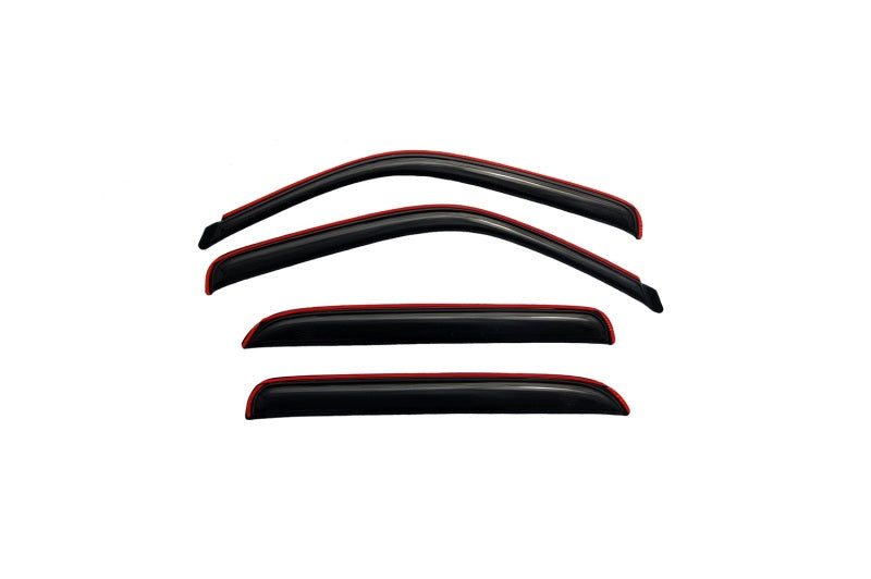 AVS 02-06 Cadillac Escalade EXT Ventvisor In-Channel Front & Rear Window Deflectors 4pc - Smoke AVS Wind Deflectors  AXOPROS