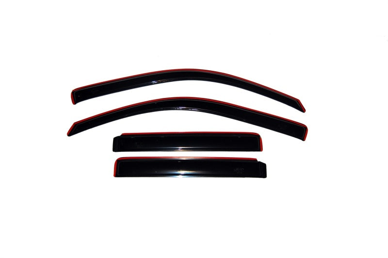 AVS 02-06 Chevy Trailblazer EXT Ventvisor In-Channel Front & Rear Window Deflectors 4pc - Smoke AVS Wind Deflectors  AXOPROS