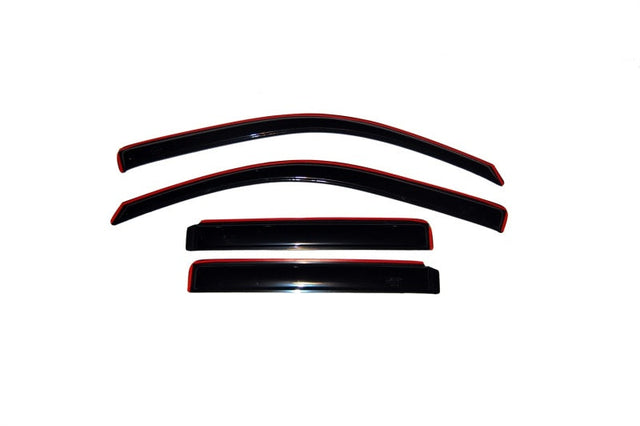 AVS 02-06 Chevy Trailblazer EXT Ventvisor In-Channel Front & Rear Window Deflectors 4pc - Smoke AVS Wind Deflectors  AXOPROS