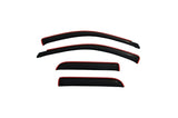 AVS 02-08 Dodge RAM 1500 Quad Cab Ventvisor In-Channel Front & Rear Window Deflectors 4pc - Smoke AVS Wind Deflectors  AXOPROS