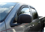 AVS 02-08 Dodge RAM 1500 Quad Cab Ventvisor In-Channel Front & Rear Window Deflectors 4pc - Smoke AVS Wind Deflectors  AXOPROS
