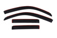 AVS 03-09 Toyota 4Runner Ventvisor In-Channel Front & Rear Window Deflectors 4pc - Smoke AVS Wind Deflectors  AXOPROS