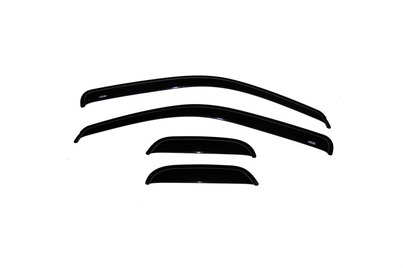 AVS 04-12 Chevy Colorado Ext. Cab Ventvisor Outside Mount Window Deflectors 4pc - Smoke AVS Wind Deflectors  AXOPROS