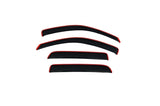 AVS 05-11 Dodge Dakota Quad Cab Ventvisor In-Channel Front & Rear Window Deflectors 4pc - Smoke AVS Wind Deflectors  AXOPROS