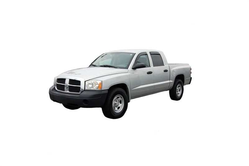 AVS 05-11 Dodge Dakota Quad Cab Ventvisor In-Channel Front & Rear Window Deflectors 4pc - Smoke AVS Wind Deflectors  AXOPROS