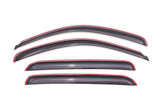 AVS 07-13 Chevy Avalanche Ventvisor In-Channel Front & Rear Window Deflectors 4pc - Smoke AVS Wind Deflectors  AXOPROS