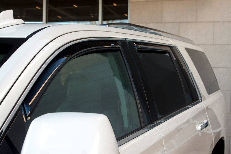AVS 07-14 Cadillac Escalade Ventvisor In-Channel Front & Rear Window Deflectors 4pc - Smoke AVS Wind Deflectors  AXOPROS
