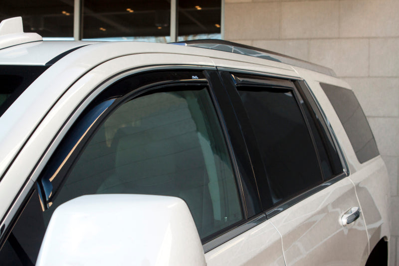 AVS 07-14 Cadillac Escalade Ventvisor In-Channel Front & Rear Window Deflectors 4pc - Smoke AVS Wind Deflectors  AXOPROS