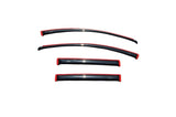 AVS 07-14 Ford Edge Ventvisor In-Channel Front & Rear Window Deflectors 4pc - Smoke AVS Wind Deflectors  AXOPROS