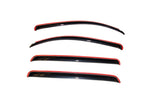 AVS 07-18 Toyota Tundra Crewmax Ventvisor In-Channel Front & Rear Window Deflectors 4pc - Smoke AVS Wind Deflectors  AXOPROS