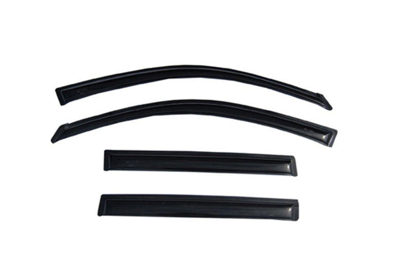AVS 08-13 Toyota Highlander Ventvisor Outside Mount Window Deflectors 4pc - Smoke AVS Wind Deflectors  AXOPROS