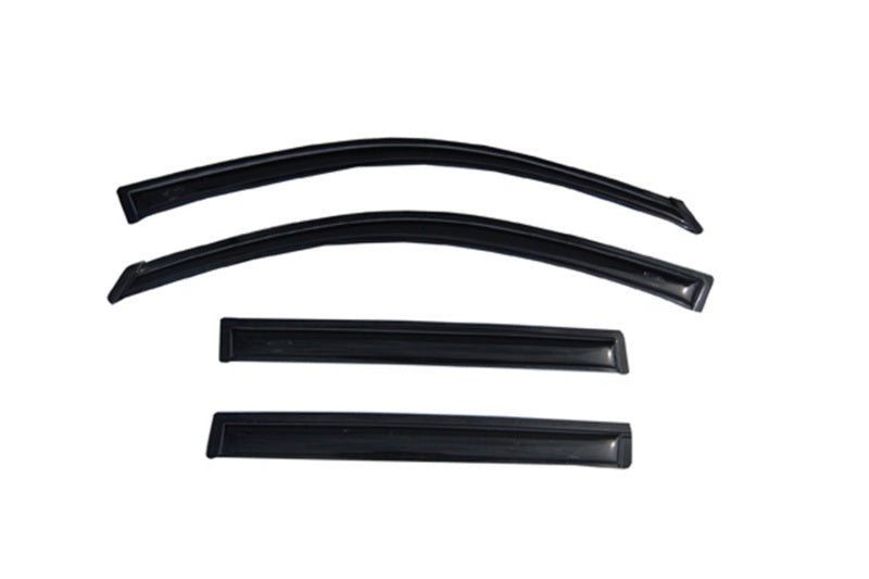 AVS 08-13 Toyota Highlander Ventvisor Outside Mount Window Deflectors 4pc - Smoke AVS Wind Deflectors  AXOPROS