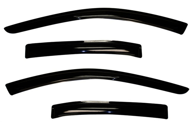 AVS 10-18 Ford Taurus Ventvisor Outside Mount Window Deflectors 4pc - Smoke AVS Wind Deflectors  AXOPROS
