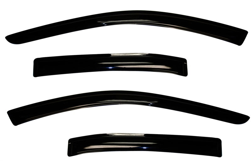 AVS 10-18 Ford Taurus Ventvisor Outside Mount Window Deflectors 4pc - Smoke AVS Wind Deflectors  AXOPROS