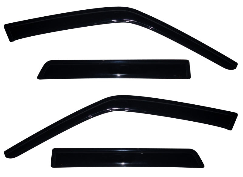 AVS 10-18 Nissan Juke Ventvisor Outside Mount Window Deflectors 4pc - Smoke AVS Wind Deflectors  AXOPROS