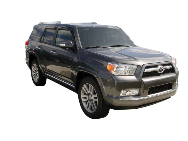 AVS 10-18 Toyota 4Runner Ventvisor Outside Mount Window Deflectors 4pc - Smoke AVS Wind Deflectors  AXOPROS