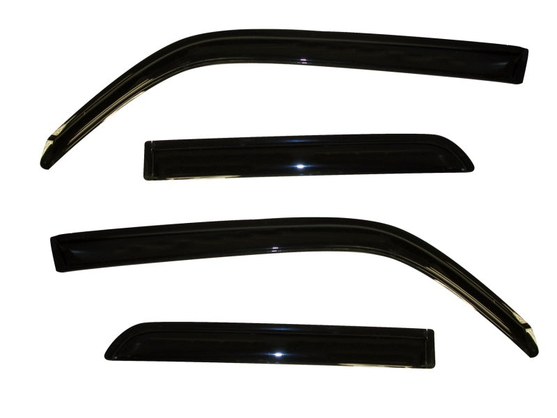 AVS 10-18 Toyota 4Runner Ventvisor Outside Mount Window Deflectors 4pc - Smoke AVS Wind Deflectors  AXOPROS