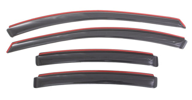 AVS 11-15 Chevy Cruze Ventvisor In-Channel Front & Rear Window Deflectors 4pc - Smoke AVS Wind Deflectors  AXOPROS