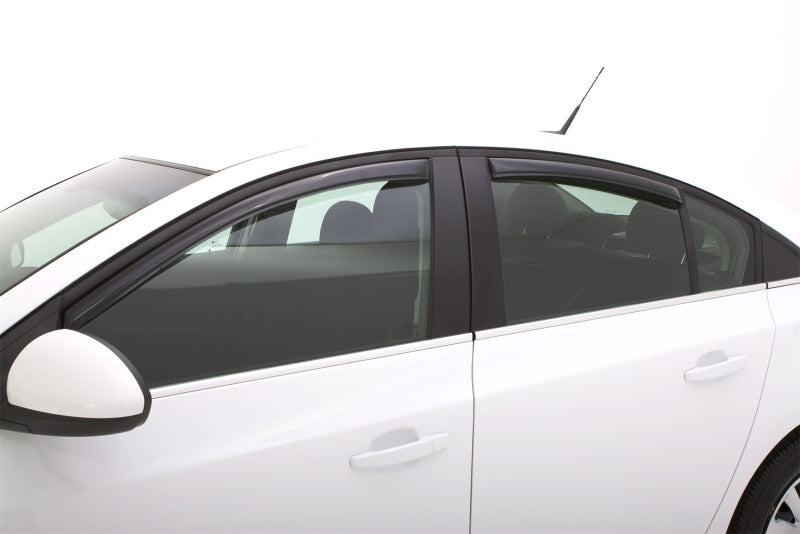 AVS 11-15 Chevy Cruze Ventvisor In-Channel Front & Rear Window Deflectors 4pc - Smoke AVS Wind Deflectors  AXOPROS