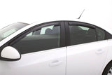 AVS 11-15 Chevy Cruze Ventvisor In-Channel Front & Rear Window Deflectors 4pc - Smoke AVS Wind Deflectors  AXOPROS