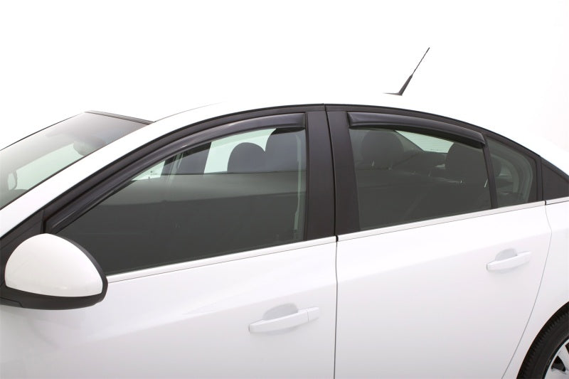 AVS 11-15 Chevy Cruze Ventvisor In-Channel Front & Rear Window Deflectors 4pc - Smoke AVS Wind Deflectors  AXOPROS