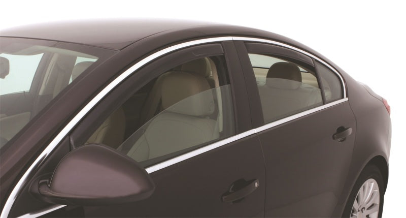AVS 11-17 Buick Regal Ventvisor In-Channel Front & Rear Window Deflectors 4pc - Smoke AVS Wind Deflectors  AXOPROS