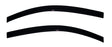 AVS 11-17 Fiat 500 Ventvisor Outside Mount Window Deflectors 2pc - Smoke AVS Wind Deflectors  AXOPROS