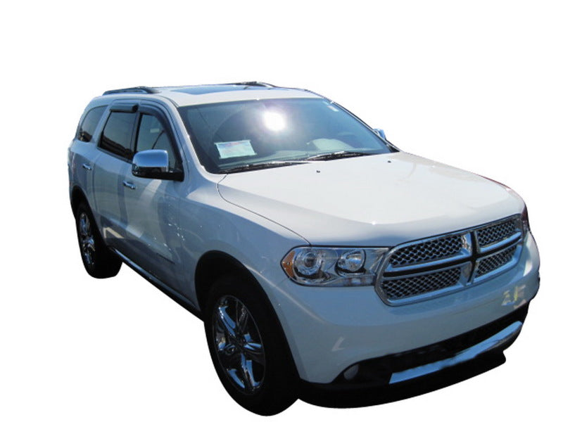 AVS 11-18 Dodge Durango Ventvisor Outside Mount Window Deflectors 4pc - Smoke AVS Wind Deflectors  AXOPROS