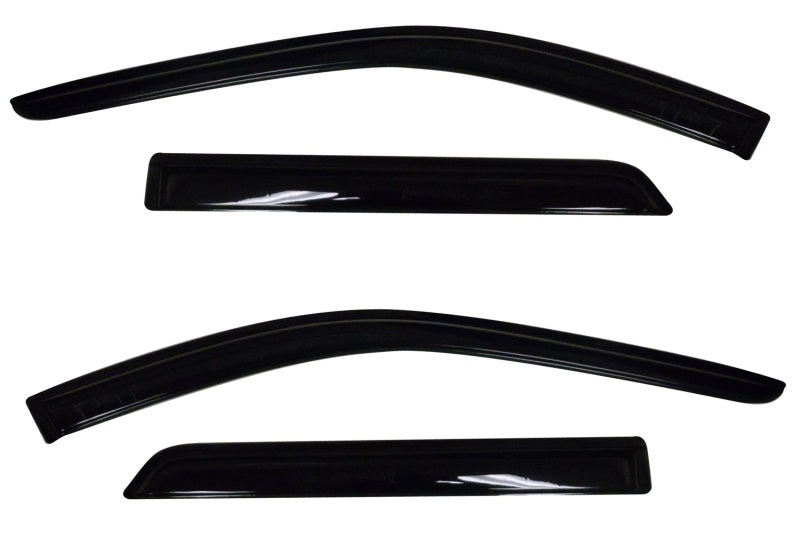 AVS 11-18 Dodge Durango Ventvisor Outside Mount Window Deflectors 4pc - Smoke AVS Wind Deflectors  AXOPROS
