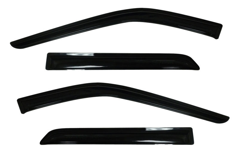AVS 11-18 Ford Explorer Ventvisor Outside Mount Window Deflectors 4pc - Smoke AVS Wind Deflectors  AXOPROS