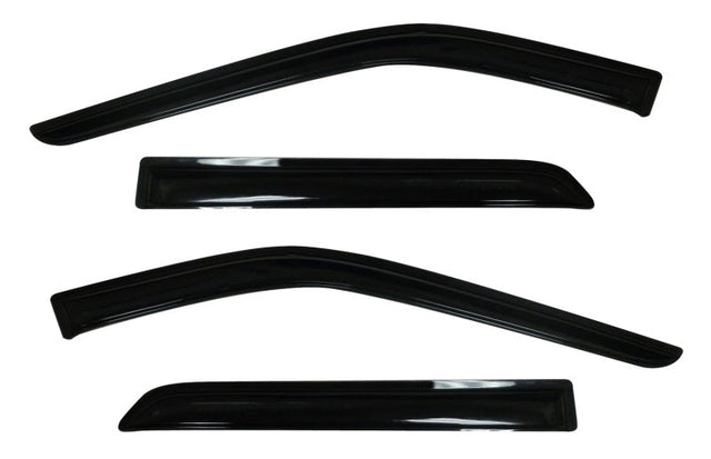 AVS 11-18 Ford Explorer Ventvisor Outside Mount Window Deflectors 4pc - Smoke AVS Wind Deflectors  AXOPROS